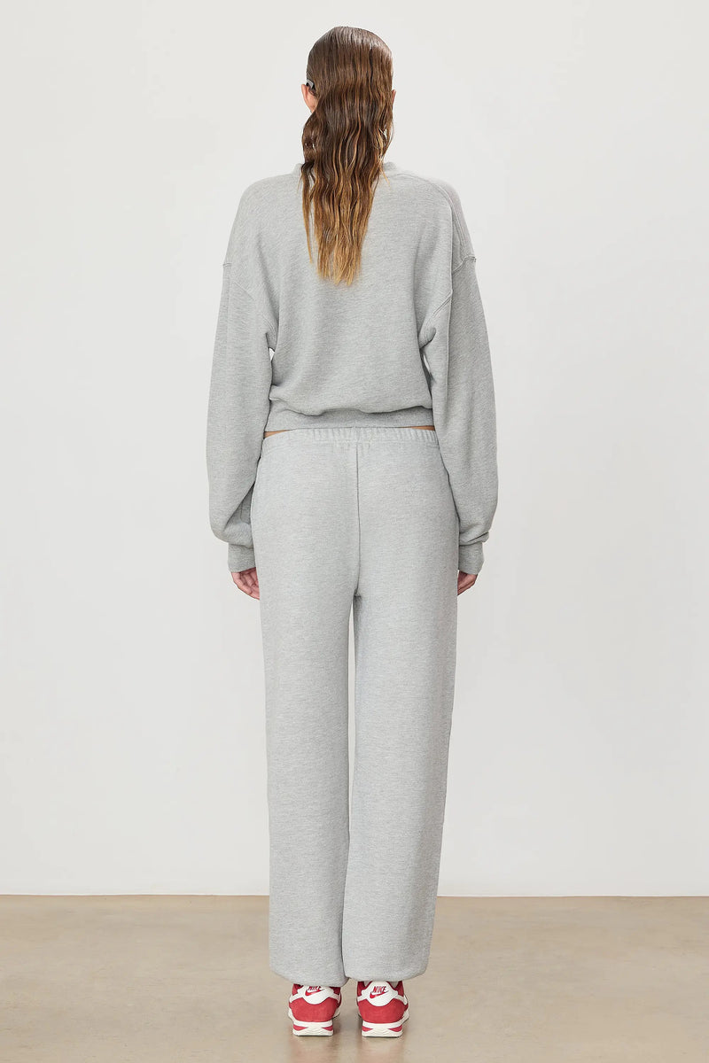Boyfriend Pocket Sweatpant - Heather Grey