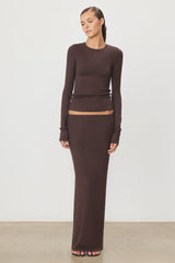 Emma Skirt - Espresso