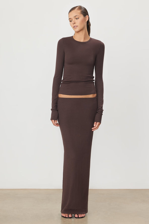 Emma Skirt - Espresso