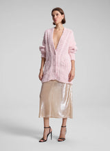 Lou Cardigan - Cotton Candy Pink