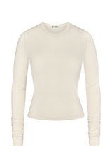 Modal Crewneck Long Sleeve - Ivory