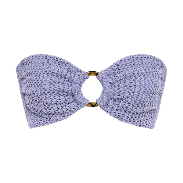 Tori Ties Bikini Top - Lavender Crochet
