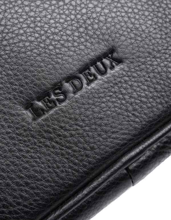 Leather Laptop Sleeve - Black