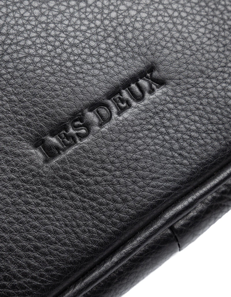 Leather Laptop Sleeve - Black