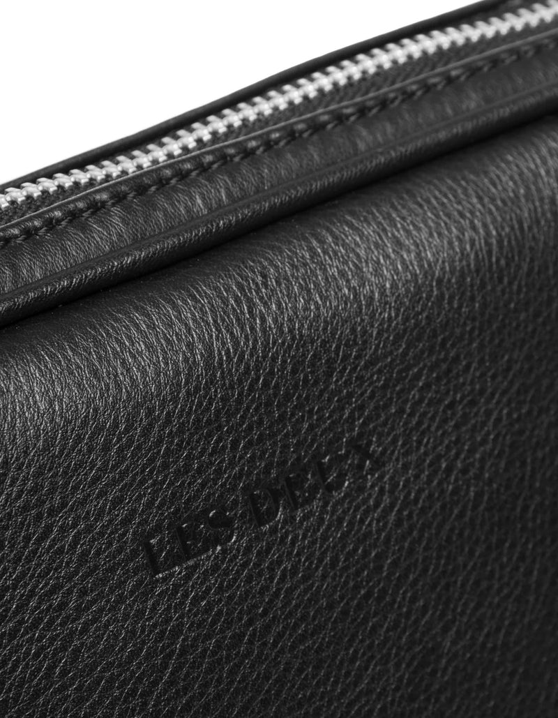 Leather Laptop Sleeve - Black
