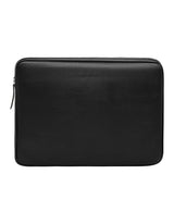 Leather Laptop Sleeve - Black