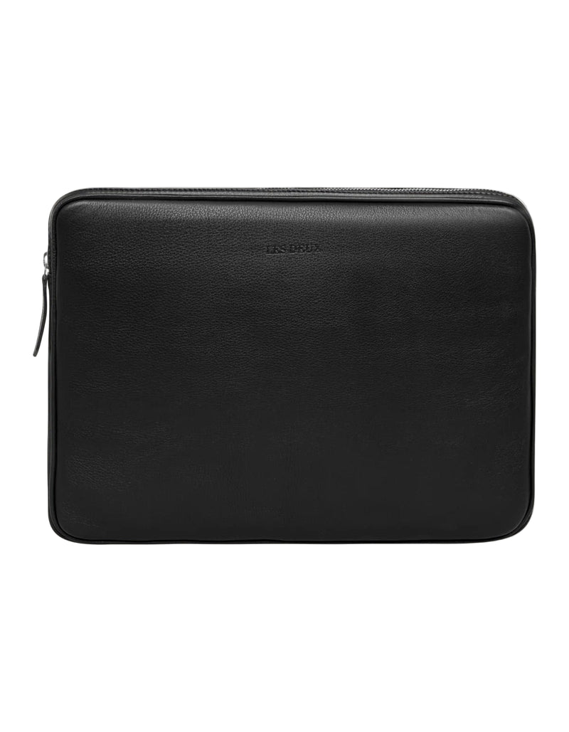 Leather Laptop Sleeve - Black
