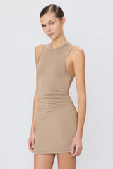 Carrie Dress - Taupe