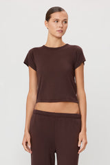 Short Sleeve Baby Tee - Espresso