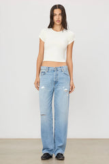 Saint Boyfriend Jean - Light Indigo - BLVD