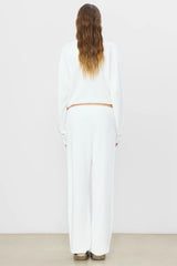 Boyfriend Pocket Sweatpant - White