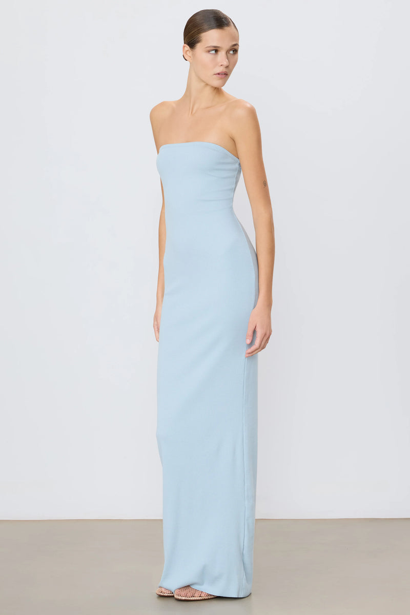 Tube Maxi Dress - Dusty Blue