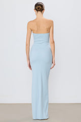 Tube Maxi Dress - Dusty Blue