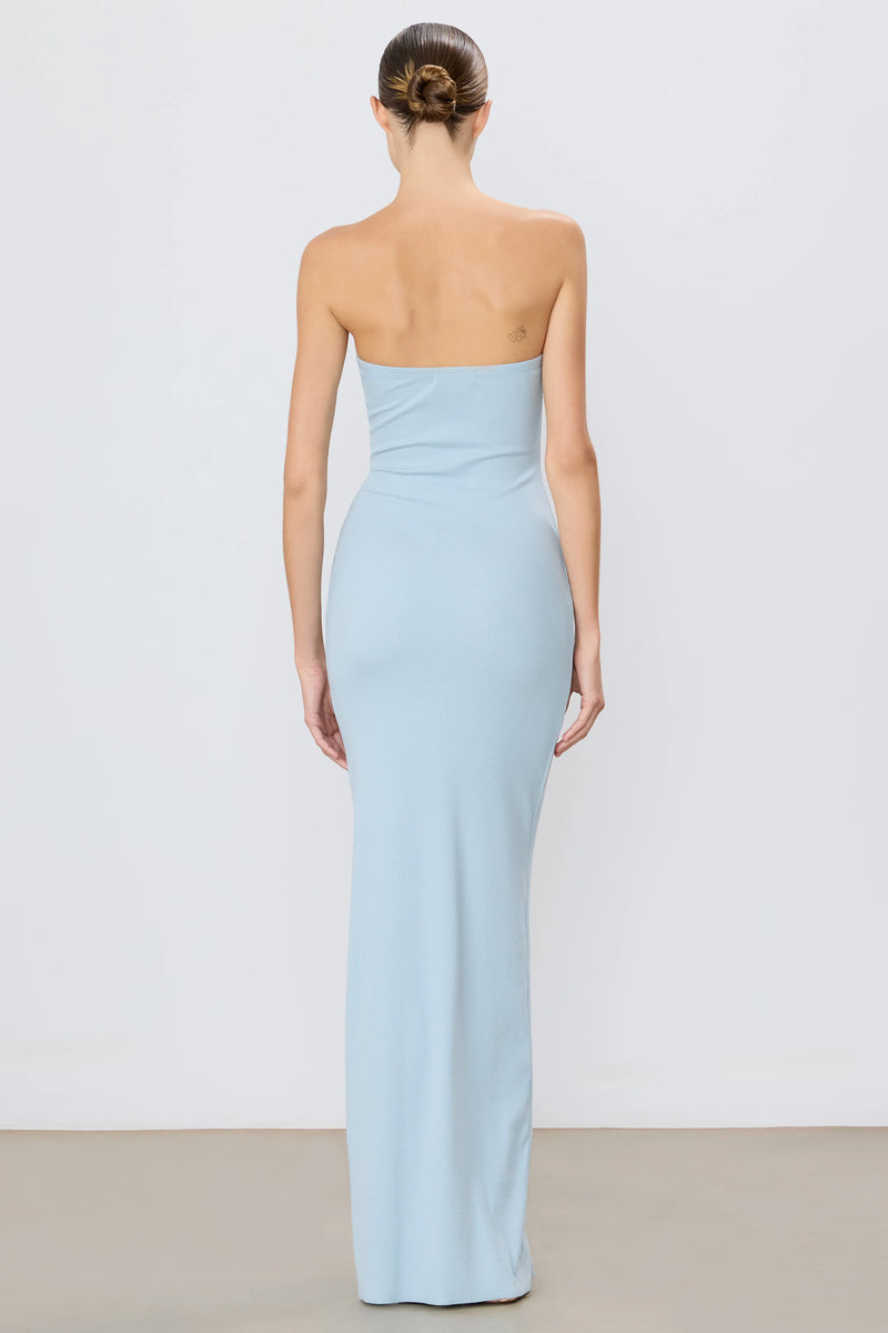 Tube Maxi Dress - Dusty Blue