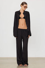 Brody Cotton Pant - Black - BLVD