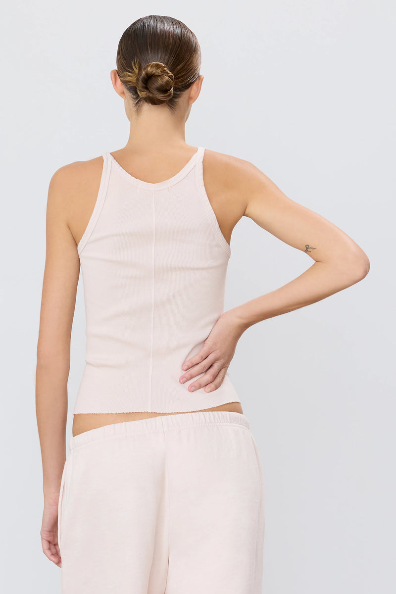 Rib Tank - Dusty Pink