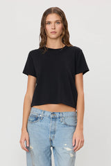 Short Sleeve Boxy Tee - Black