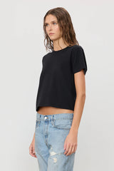 Short Sleeve Boxy Tee - Black