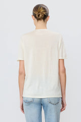 Short Sleeve Boyfriend T-Shirt - Bone