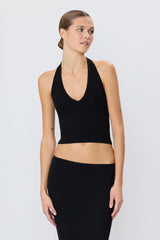 Halter Top - Black