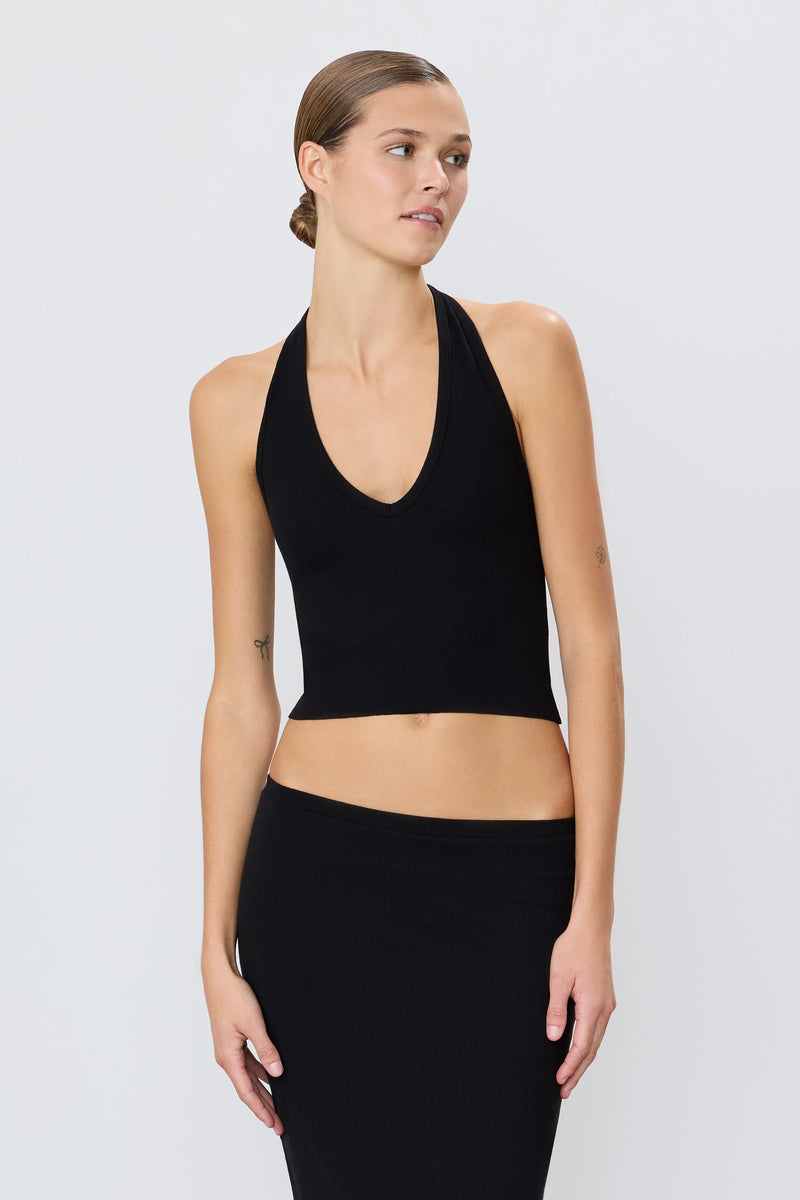 Halter Top - Black