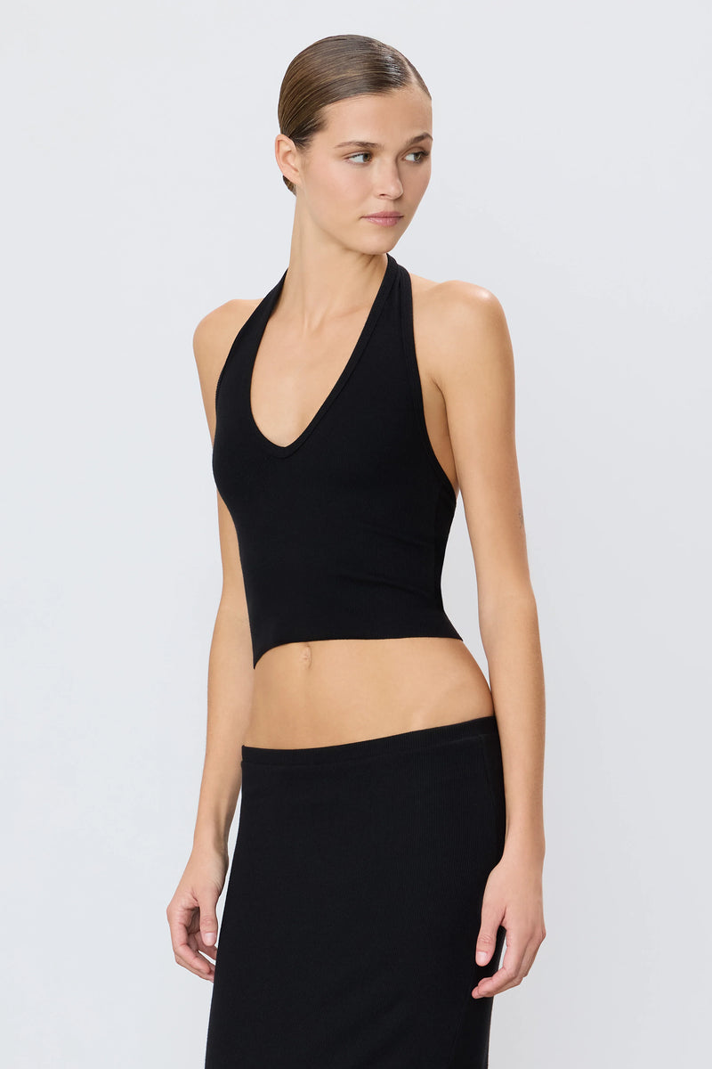 Halter Top - Black