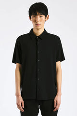 Presley S/S Buttondown - Black