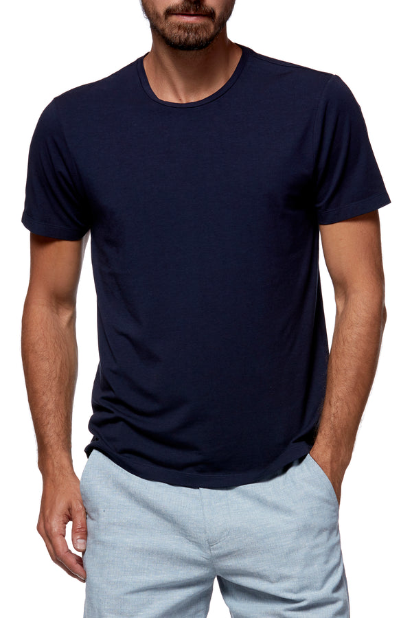 Sorden Crew Neck Tee - Deep Anchor