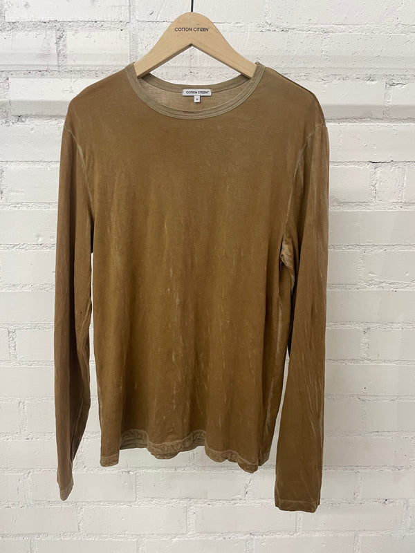 Classic Crew Shirt - Vintage Burnt Honey