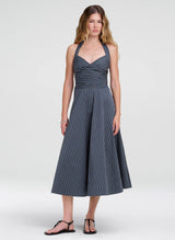Magnolia Dress - Carbon Blue Multi