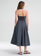 Magnolia Dress - Carbon Blue Multi