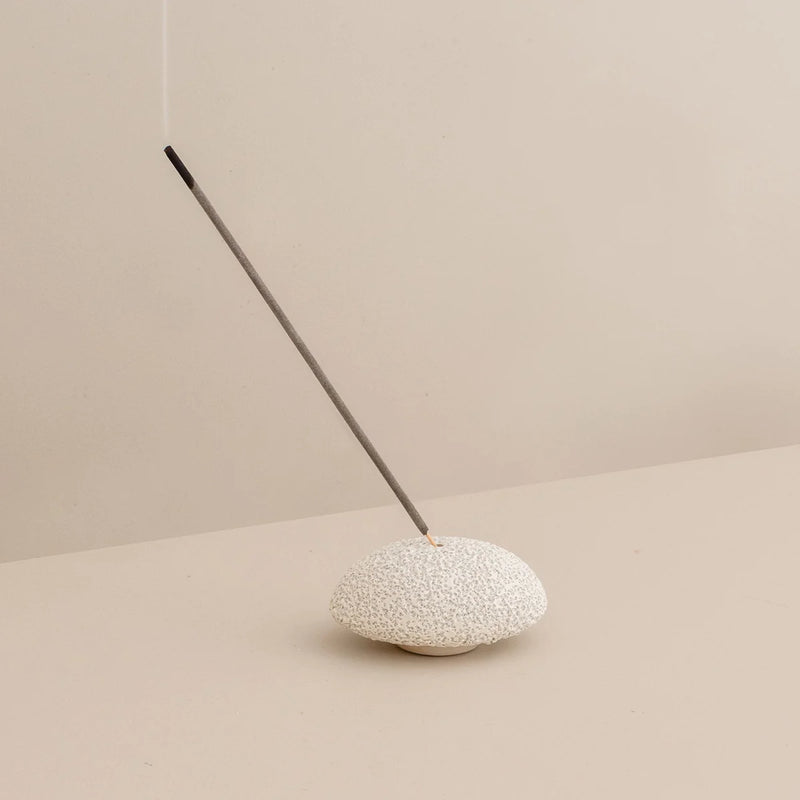 Oval Incense Holder - Lava + Bone