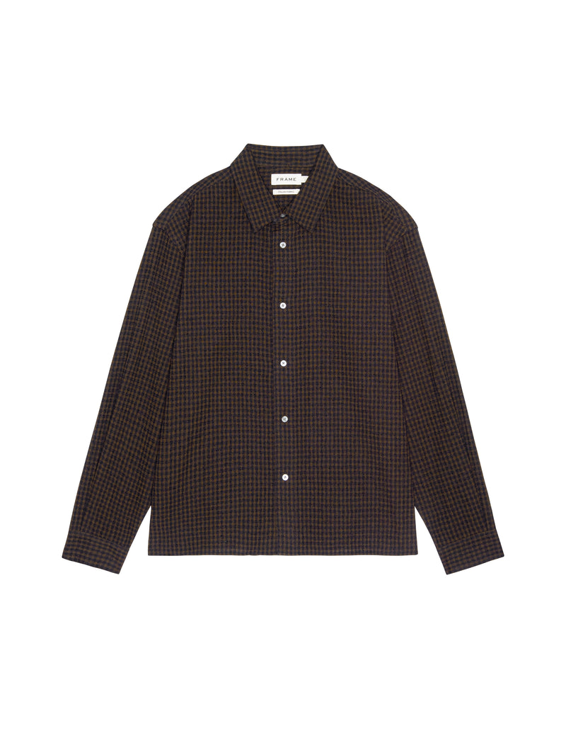 Checkered Shirt - Navy