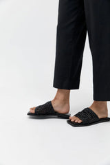 Macrame Sandal - Black