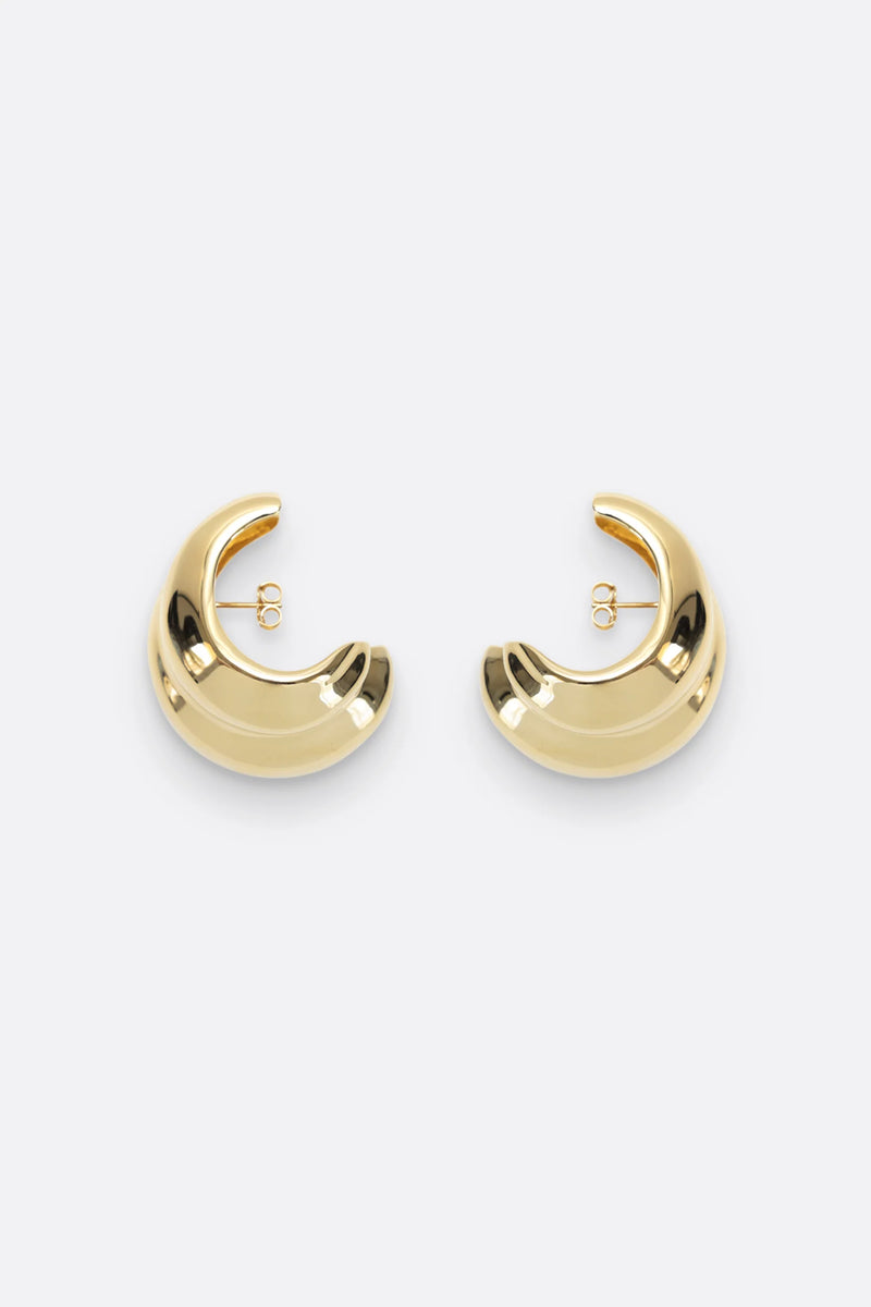 Mega Cuff Hoops - Gold