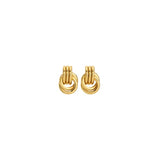 Heaven Mayhem - Micro Knot Earrings - Gold - BLVD