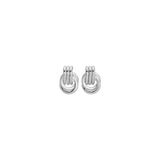 Micro Knot Earrings - Silver - BLVD