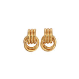 Mini Knot Earrings - Gold - BLVD