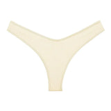 Lulu Bikini Bottom - Cream Rib