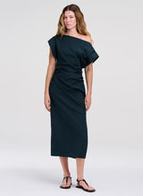 Nara Dress - Carbon Blue