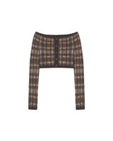 Liliah - Brown Cream Check