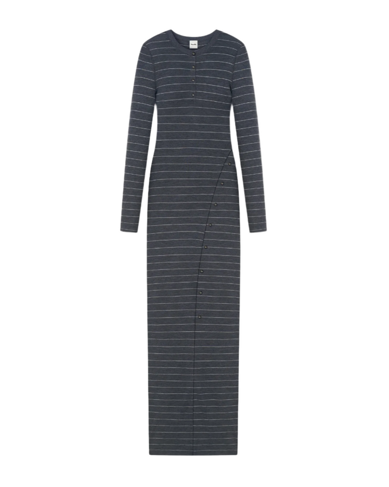 Dakoa Dress - Grey Stripe
