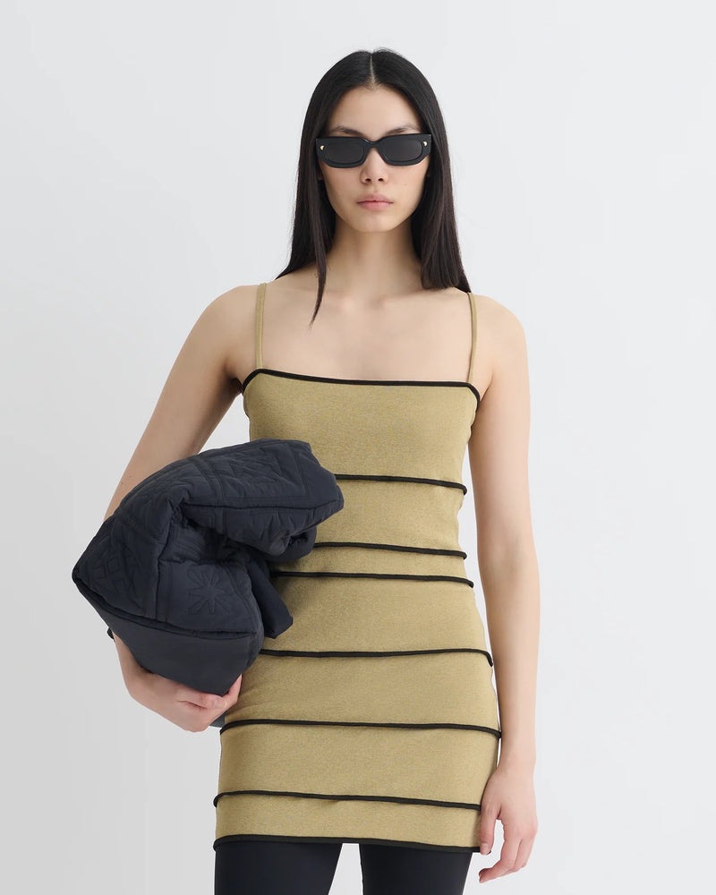 Alula Dress - Anthacite/Black