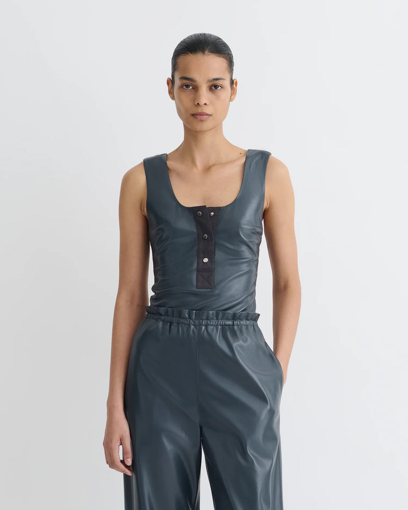 Anesa Top - Steel Blue