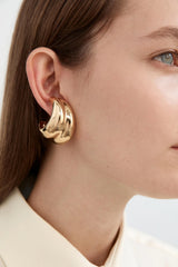 Mega Cuff Hoops - Gold