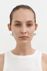 Mega Cuff Hoops - Silver