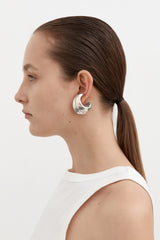 Mega Cuff Hoops - Silver