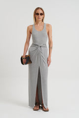 Ofelia Dress - Grey Melange - BLVD