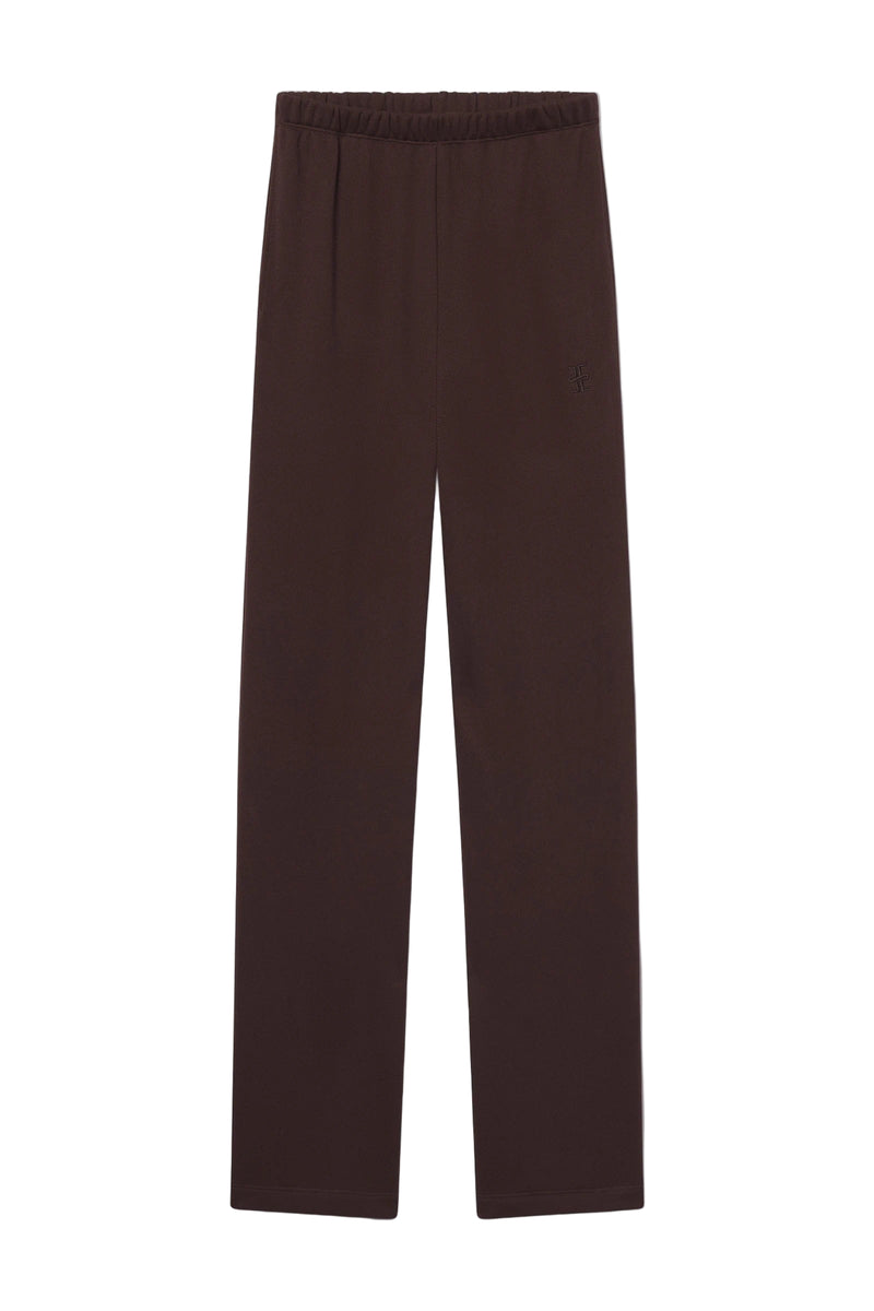 Oversized Wide Leg Sweatpant - Espresso