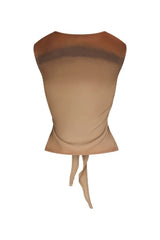 Open Back Reversible Tank Top - Red Rock